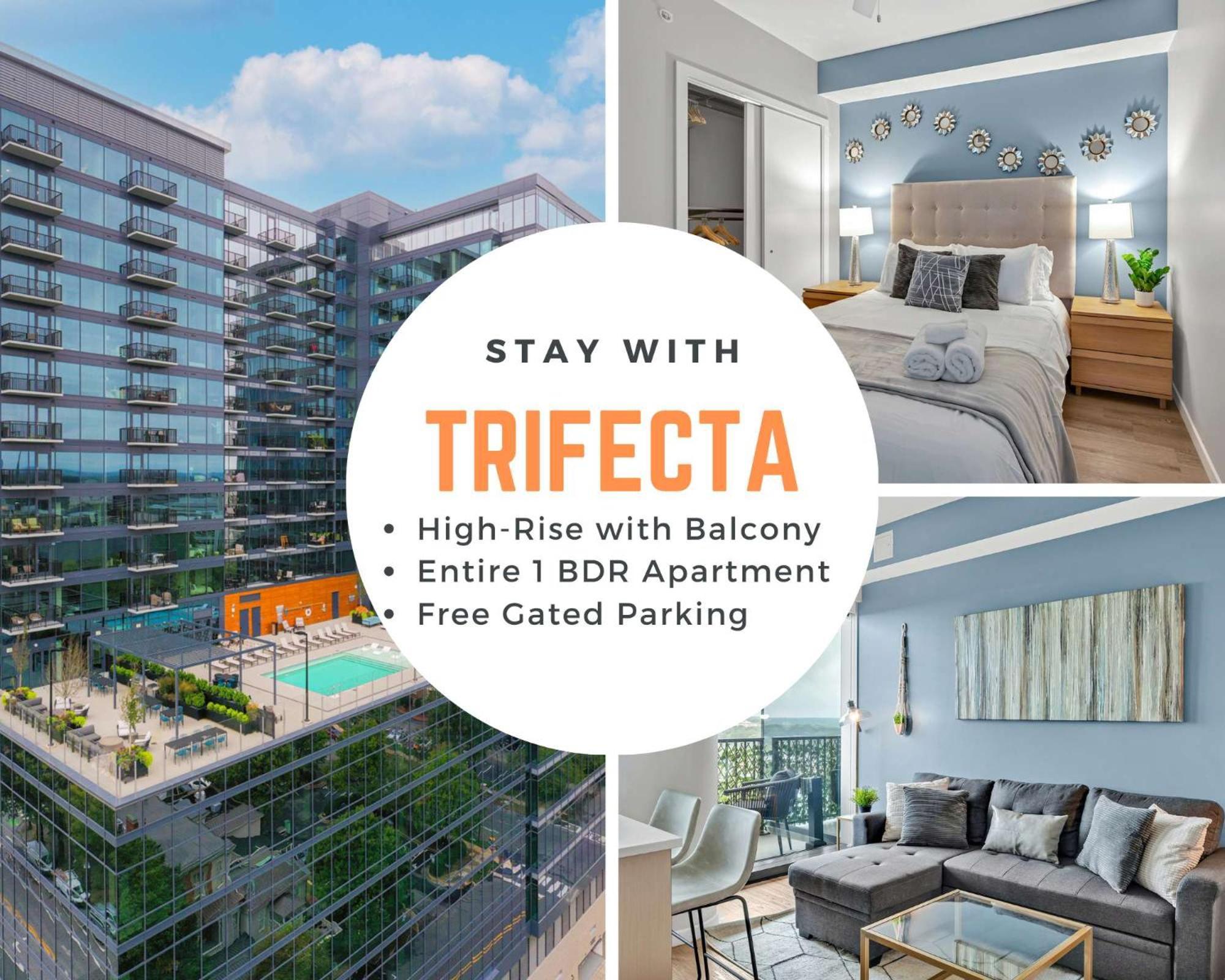 High-Rise Apt Raleigh Free Parking & Sunset View 1 외부 사진