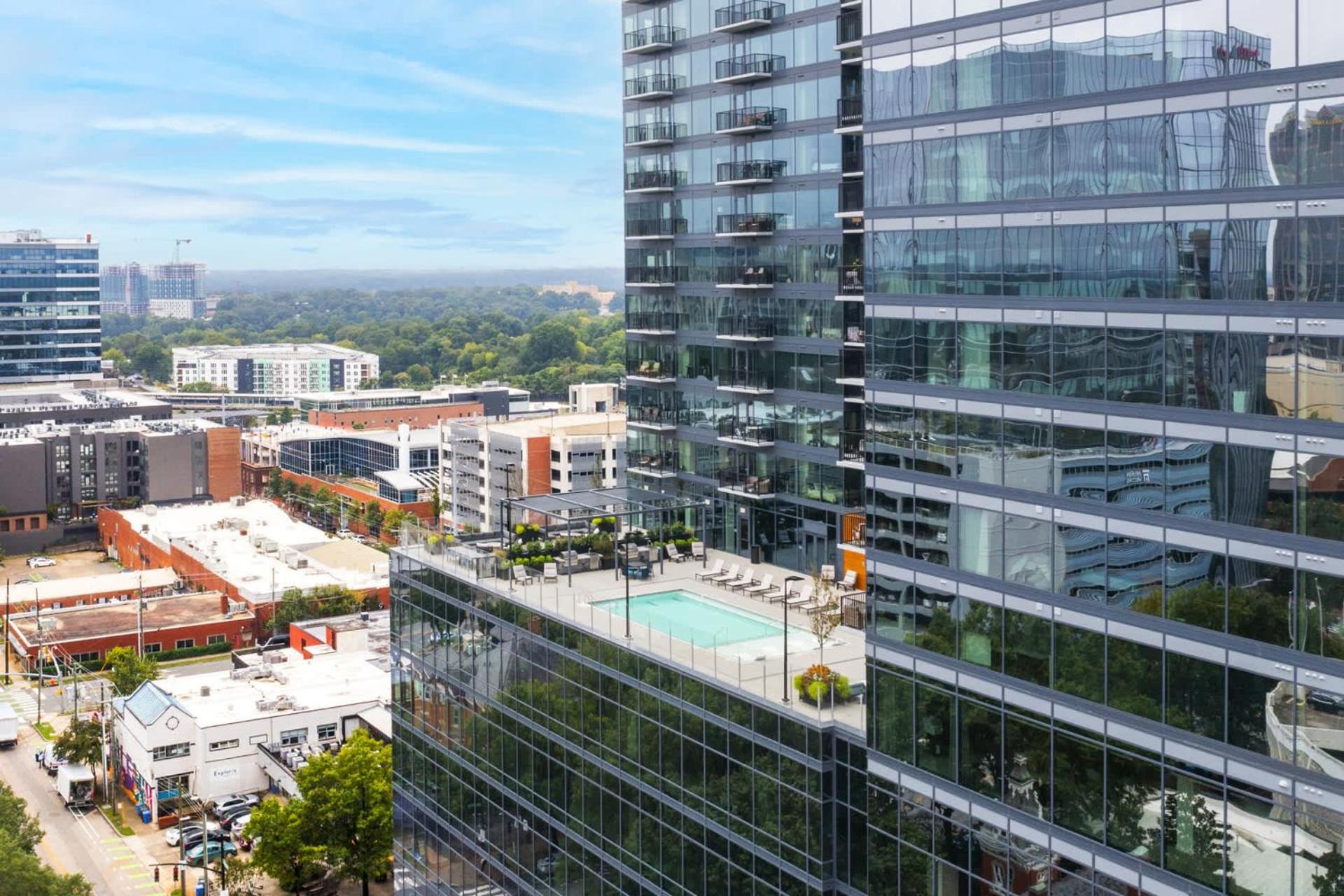 High-Rise Apt Raleigh Free Parking & Sunset View 1 외부 사진