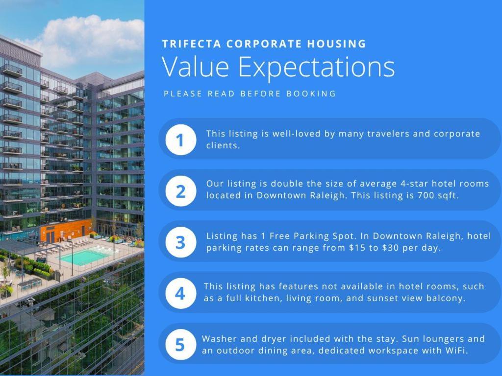 High-Rise Apt Raleigh Free Parking & Sunset View 1 외부 사진
